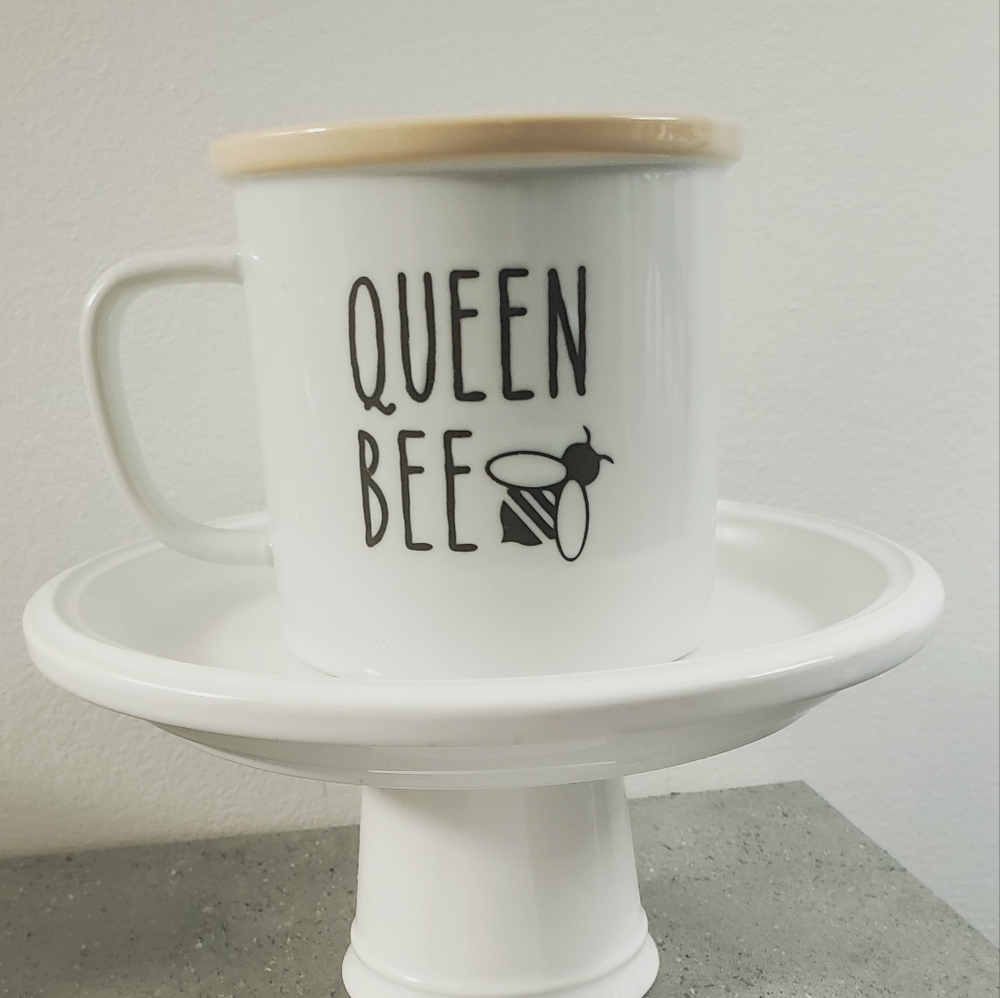 Queen Bee White Mug